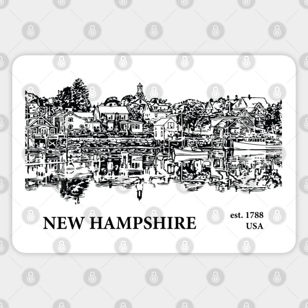 New Hampshire - USA Sticker by Lakeric